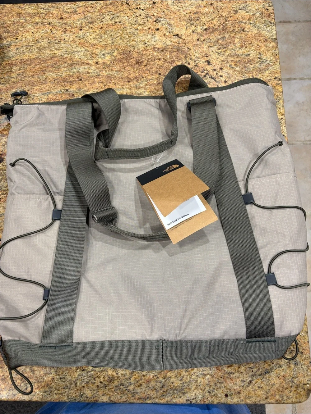 NWT The North Face Borealis Tote Mushroom Grey New
